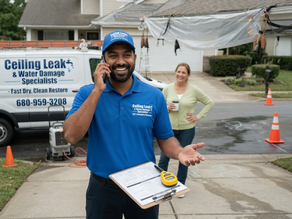 Ceiling Leak Cleanup Greensboro, NC FAQs